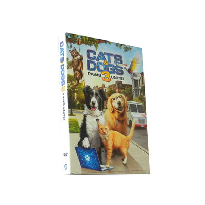 注文DVD箱はアメリカ映画を大ぞろい猫置く及び犬は3つの足結合する! サプライヤー