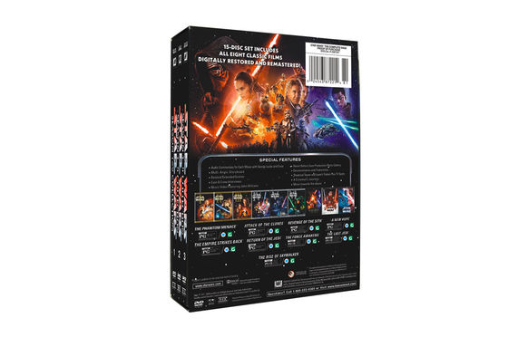 注文DVD箱は大ぞろいのスター ウォーズが1-9に味をつけるアメリカ映画を置く サプライヤー